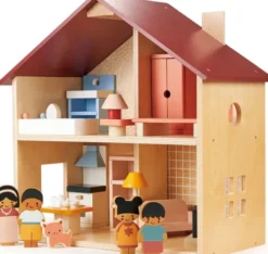 Mentari - Dukkehus Med Møbler - Poppets House