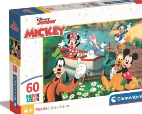 Mickey Mouse Puslespil - Disney - Color - 60 Brikker - Clementoni