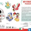 Mickey Mouse Puslespil - Mit Første - Color - Clementoni - 4 Stk