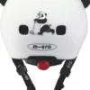 Micro - Cykelhjelm Til Børn - Medium 52-56 CM - 3D Panda - Hvid