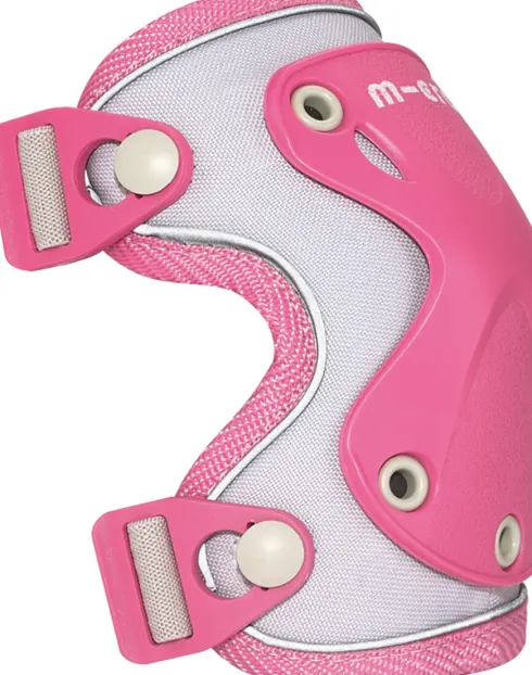 Micro - Knæ- Og Albuebeskyttere - Børn - Refleks - S - Pink