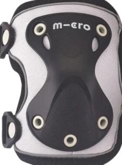 Micro - Knæ- Og Albuebeskyttere - Børn - Refleks - S - Sort