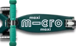 Micro - Maxi Deluxe Eco Led - Green - Trehjulet Løbehjul