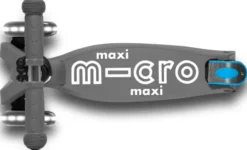 Micro - Maxi Deluxe Led Foldbar - Volcano Grey - Løbehjul