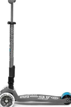 Micro - Maxi Deluxe Led Foldbar - Volcano Grey - Løbehjul