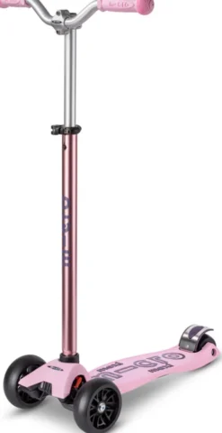 Micro - Maxi Deluxe Pro - Rose - Trehjulet Løbehjul