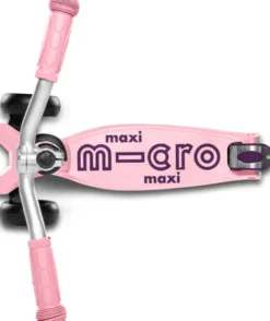 Micro - Maxi Deluxe Pro - Rose - Trehjulet Løbehjul