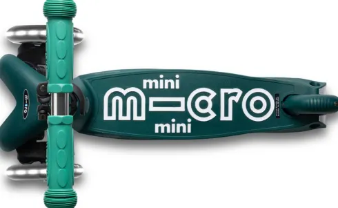 Micro - Mini Deluxe Eco Led - Green - Trehjulet Løbehjul
