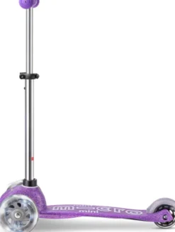 Micro - Mini Deluxe Fairy Glitter Led - Purple - Trehjulet Løbehjul