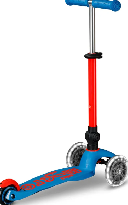 Micro - Mini Deluxe Foldbar Led - Neon Flashing Red