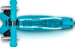Micro - Mini Deluxe Glow Led Plus - Glacier Aqua - Løbehjul