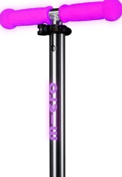 Micro - Mini Deluxe Glow Led Plus - Frosty Pink - Løbehjul