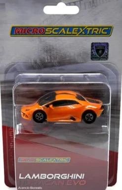 Micro Scalextric Bil - Lamborghini Huracan Evo Orange - G2213