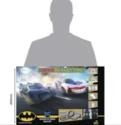 Micro Scalextric - Racerbane Med Loop - Batman Vs Joker