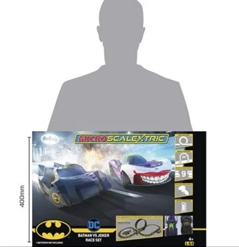 Micro Scalextric - Racerbane Med Loop - Batman Vs Joker