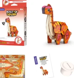 Mieredu - Brachiosaurus - Build 'N' Sound 3D Puzzle - Dinosaur