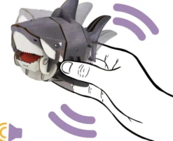 Mieredu - Shark - Build 'N' Sound 3D Puzzle - Haj