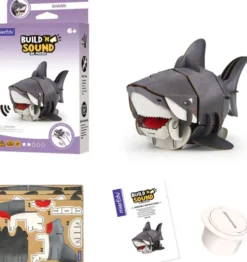 Mieredu - Shark - Build 'N' Sound 3D Puzzle - Haj