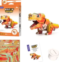Mieredu - T-Rex - Build 'N' Sound 3D Puzzle - Tyrannosaurus Rex