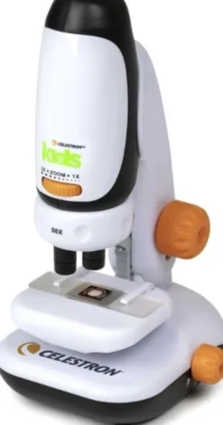 Mikroskop Til Børn Med Smartphone Adapter - Celestron