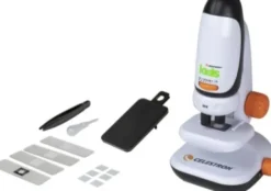 Mikroskop Til Børn Med Smartphone Adapter - Celestron