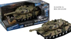 Military Tank W/Friction, Light, Sound & Try-Me - Klx Toys