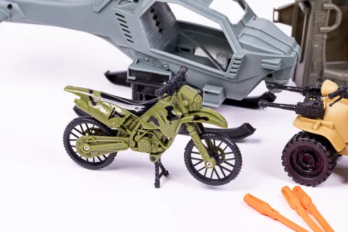 Militærsæt M/Båd, Helikopter, Atv + Tilbehør - Special Forces