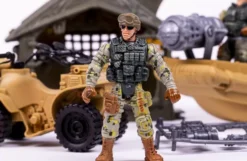 Militærsæt M/Båd, Helikopter, Atv + Tilbehør - Special Forces