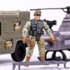 Militærsæt M/Jeep, Helikopter + Tilbehør - Special Forces