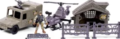 Militærsæt M/Jeep, Helikopter + Tilbehør - Special Forces