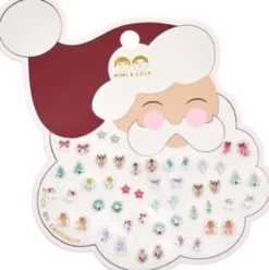 Mimi & Lula - Ørestickers 25 Par - Santa