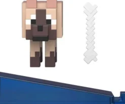 Minecraft - Chestnut Wolf - Biome Builds Figur - Kastanje Ulv - 8 CM