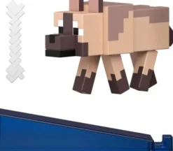 Minecraft - Chestnut Wolf - Biome Builds Figur - Kastanje Ulv - 8 CM