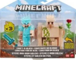 Minecraft - Craft-A-Block - Figur 2-Pak - Mattel Gtt53
