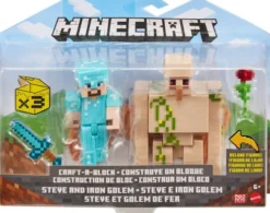 Minecraft - Craft-A-Block - Figur 2-Pak - Mattel Gtt53
