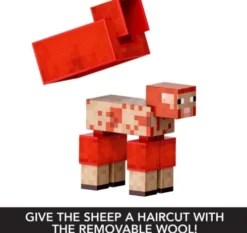 Minecraft Figur - Sheep Med Tilbehør - Diamond Level