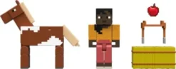 Minecraft - Figur Sæt - Stable Master Makena Og Horse - 2-Pak