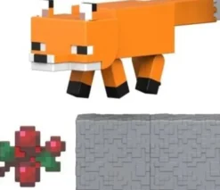 Minecraft - Fox - Biome Builds Figur - Ræven Renard - 8 CM