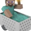 Minecraft - Mayhem Rc Steve Figur Med Minecart - Mattel Jmt40
