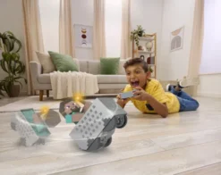 Minecraft - Mayhem Rc Steve Figur Med Minecart - Mattel Jmt40