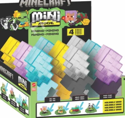 Minecraft - Mini Mode Mining - Figur Overraskelse - Mattel Htk99