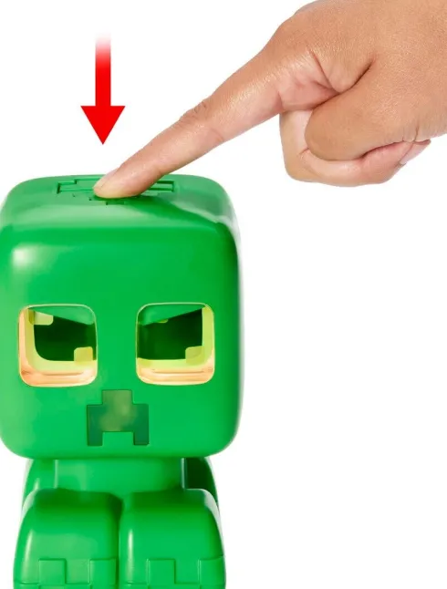 Minecraft - My Pet Creeper - Interaktiv Figur Med Lyd Og Lys