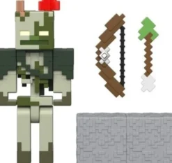 Minecraft - Redstone Charged Bogged - Biome Builds Figur - 8 CM