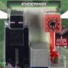 Minecraft - Redstone Charged Enderman - Biome Builds Figur - 8 CM