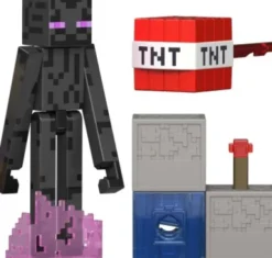 Minecraft - Redstone Charged Enderman - Biome Builds Figur - 8 CM