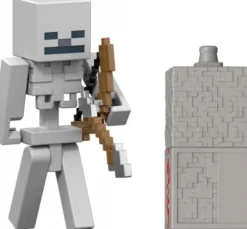 Minecraft - Skeleton Figur - Redstone Charged - Mattel Jjr93