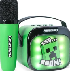Minecraft - Trådløst Mini Karaoke Anlæg Til Børn - Otl