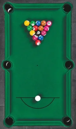 Mini Billiardbord Med Tilbehør Til Børn - 31 CM