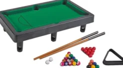 Mini Billiardbord Med Tilbehør Til Børn - 31 CM
