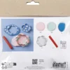 Mini DIY Kit Modellering - Skåle - Pastelblå - Lys Pink - 1Pk